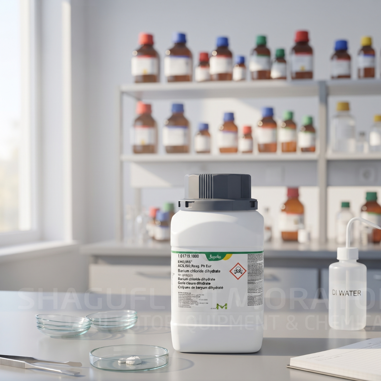 Barium Chloride Dihydrate EMSURE® ACS ISO Merck 101719.1000 Supelco 1kg – Reagen Kimia Analytical Grade