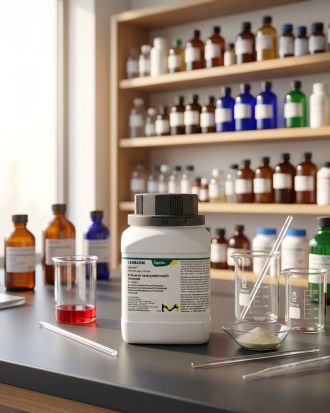 Potassium Hexacyanoferrate(II) Trihydrate EMSURE® Merck 104984 merupakan bahan kimia analytical grade berkualitas tinggi untuk kebutuhan laboratorium, penelitian, quality control, pendidikan, dan aplikasi industri. Memenuhi standar ACS dan Reag. Ph Eur untuk hasil analisis yang presisi dan konsisten.