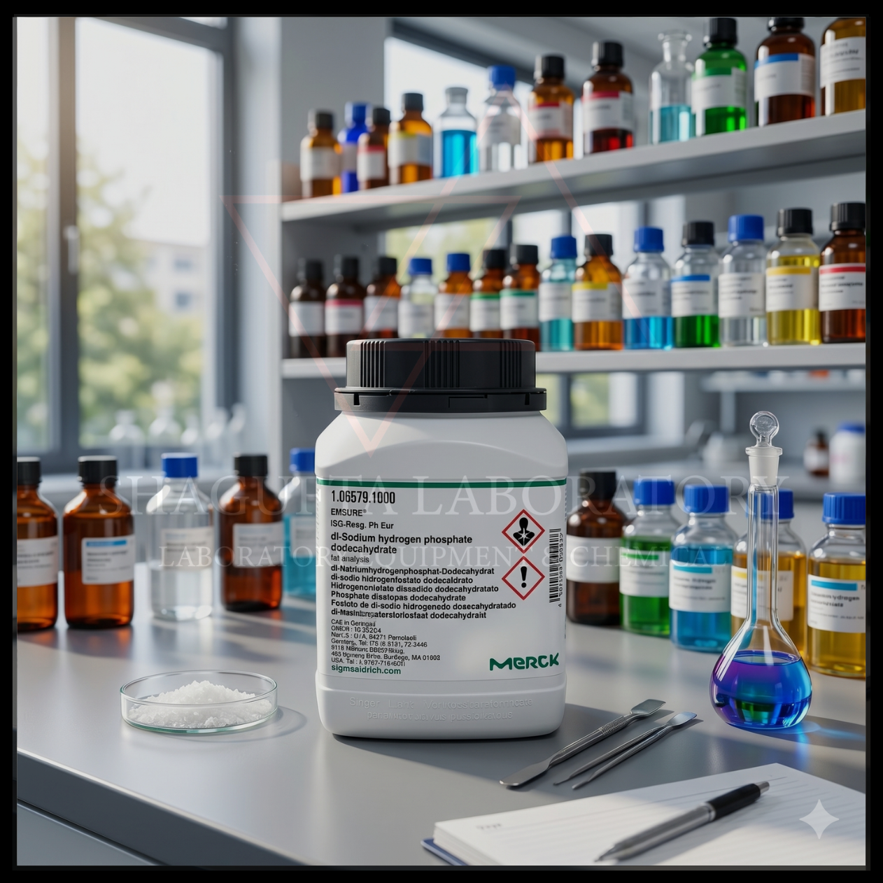 Di-Sodium Hydrogen Phosphate Dodecahydrate Merck 106579 50GR (REPACK)
