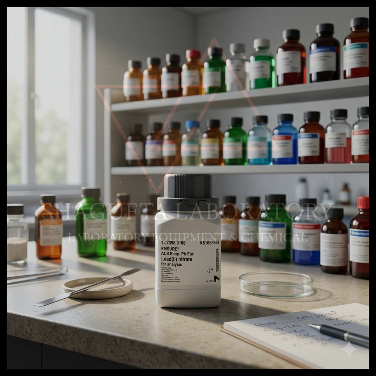 Lead(II) Nitrate EMSURE® ACS Reag. Ph Eur dari Supelco merupakan reagen kimia laboratorium berkualitas tinggi untuk kebutuhan analisis, penelitian, quality control (QC), pendidikan, dan aplikasi industri. Diproduksi sesuai standar ACS dan Ph Eur untuk hasil analisis yang konsisten dan terpercaya.
