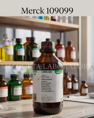Iodine Solution Merck 1 Liter 0.05 mol/L 1.09099.1000 – Larutan Iodin Standar untuk Titrasi Iodometri Laboratorium