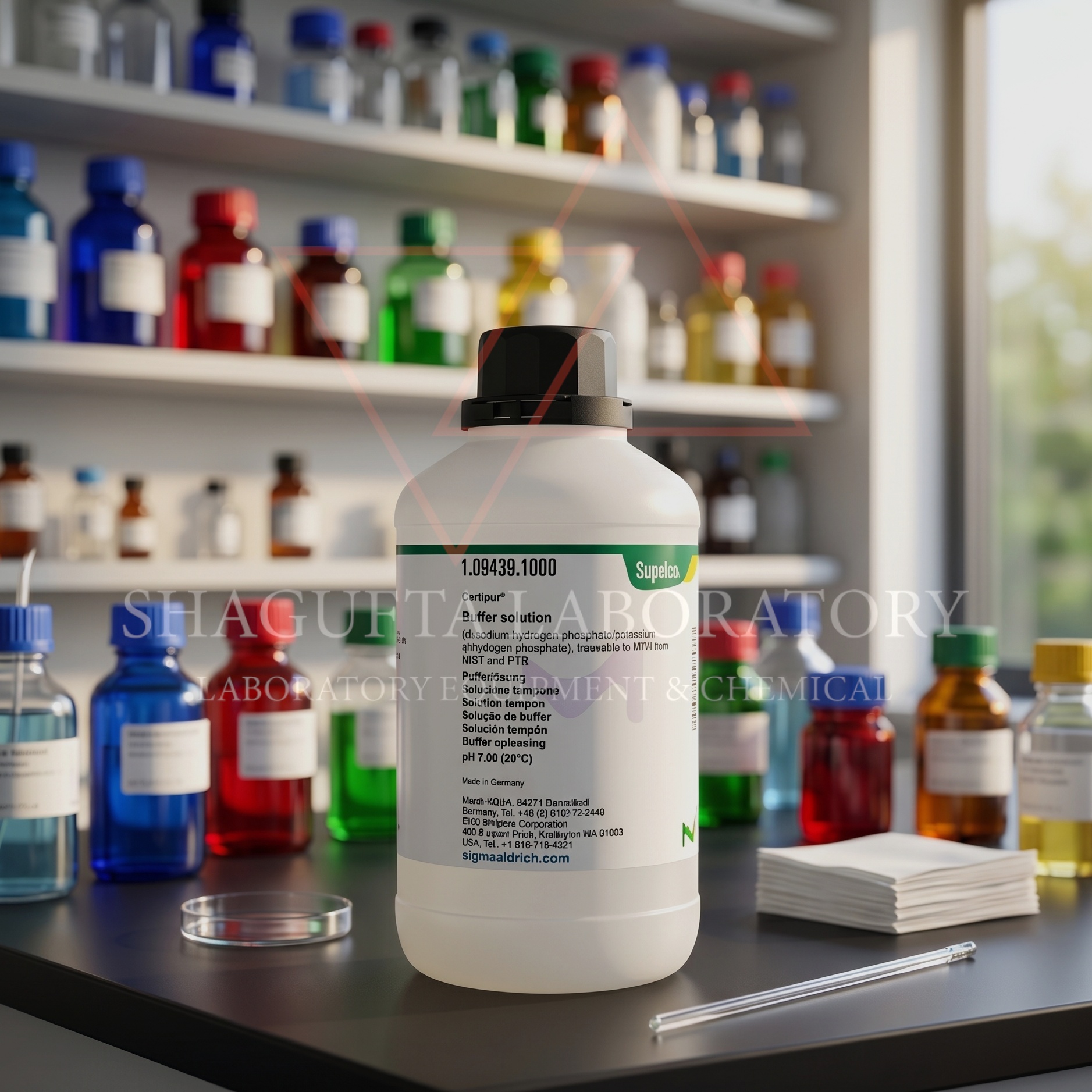 Supelco Certipur Buffer Solution pH 7.00 1094391000 Traceable to NIST & PTB | Buffer Calibration Solution 100ML (REPACK)