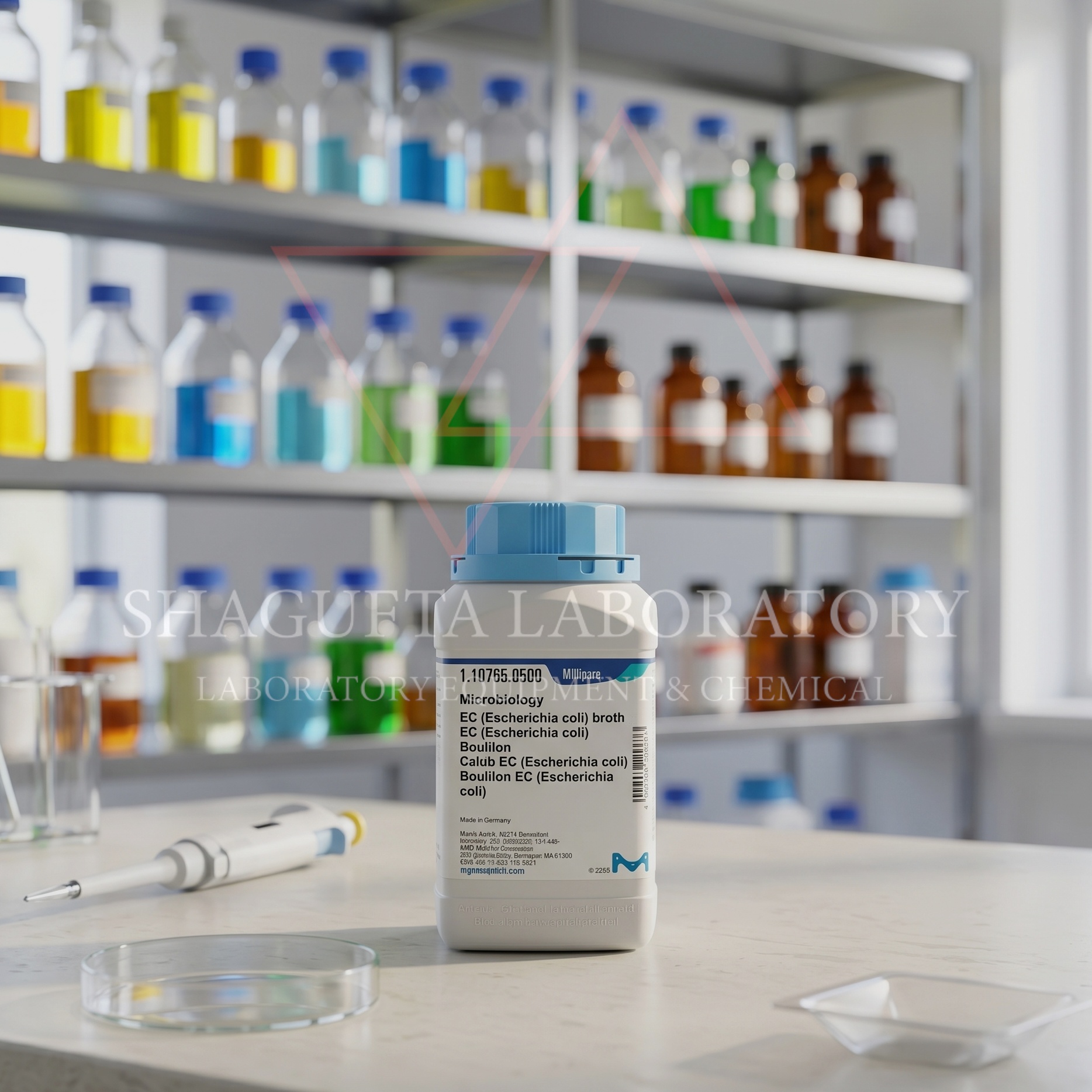 Merck Millipore 1107650500 EC Escherichia coli Broth Microbiology Medium for Coliform Testing 10GR (REPACK)