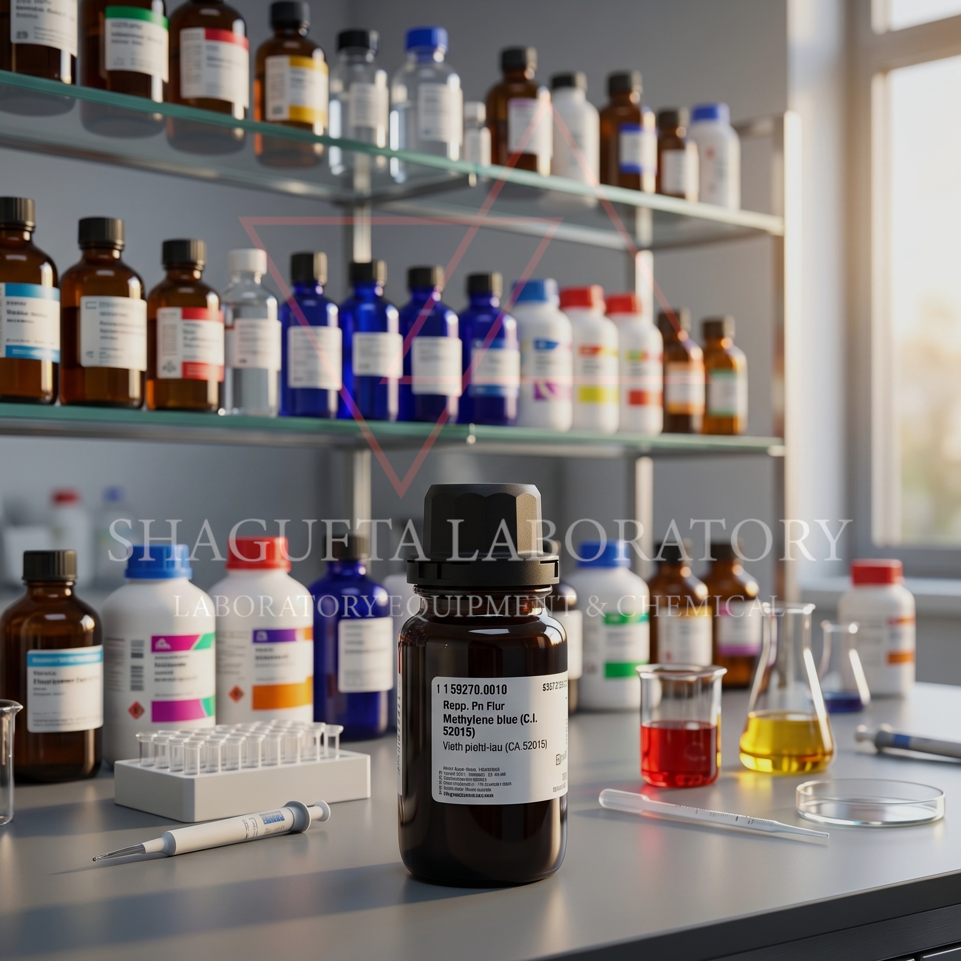 Methylene Blue Pure Merck 1.59270.0100 | Reagent for Microscopy & Laboratory – Shagufta Laboratory 1GR (REPACK)