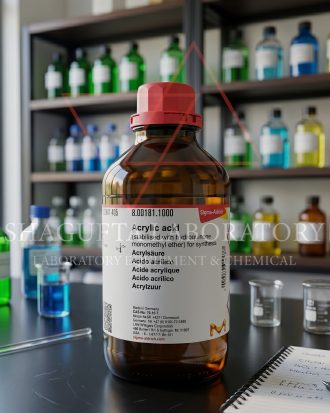 Acrylic Acid stabilized Sigma Aldrich kode 800181 merupakan bahan kimia laboratorium berkualitas tinggi untuk kebutuhan sintesis, penelitian, polimerisasi, quality control, dan aplikasi industri. Cocok digunakan pada laboratorium pendidikan, farmasi, kimia, manufaktur, dan institusi penelitian profesional.