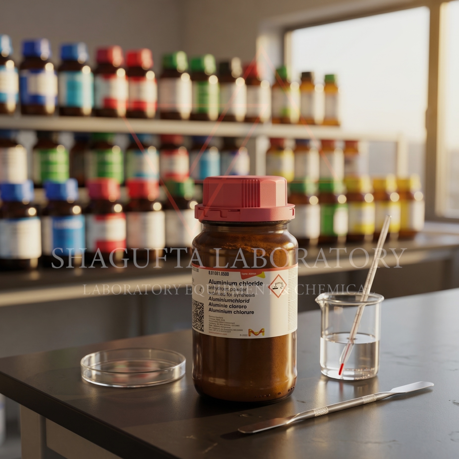 Aluminum Chloride Anhydrous for Synthesis Sigma-Aldrich 25GR 801081 | Aluminium Chloride Laboratorium (REPACK)