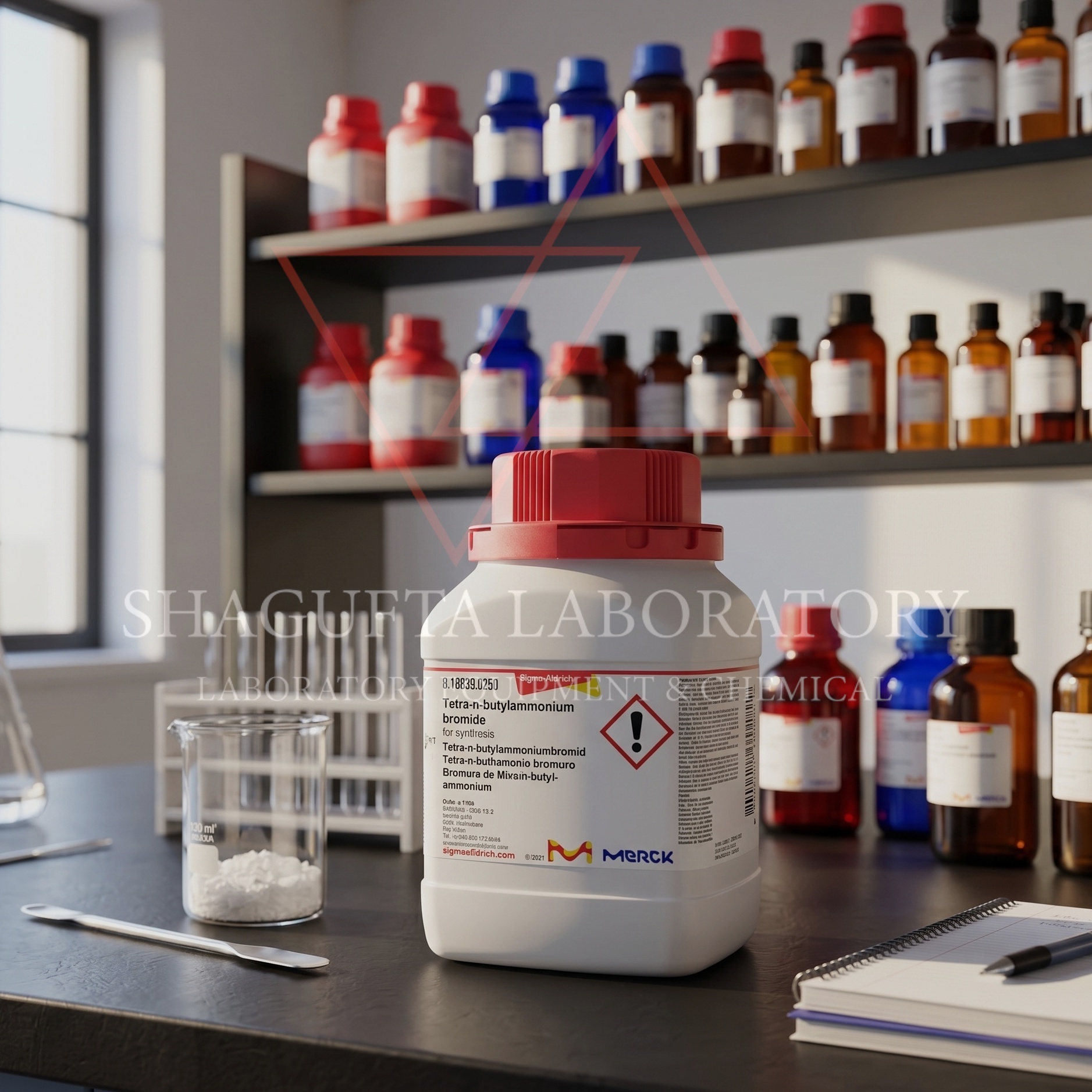Tetra-n-butylammonium Bromide Sigma-Aldrich 2GR 818839 | TBAB Reagent Laboratorium (REPACK)