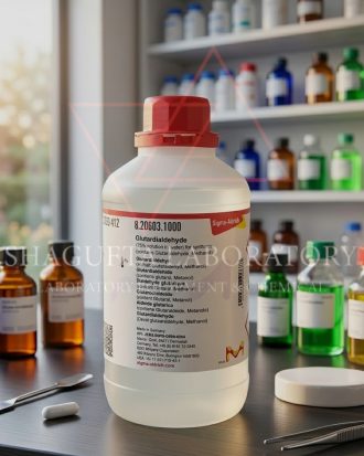 Glutaraldehyde 25% Solution for Synthesis merupakan bahan kimia laboratory grade berkualitas tinggi yang digunakan untuk kebutuhan sintesis, penelitian, quality control, laboratorium mikrobiologi, pengembangan formulasi, dan aplikasi industri. Cocok digunakan untuk laboratorium penelitian, pendidikan, dan fasilitas industri profesional.