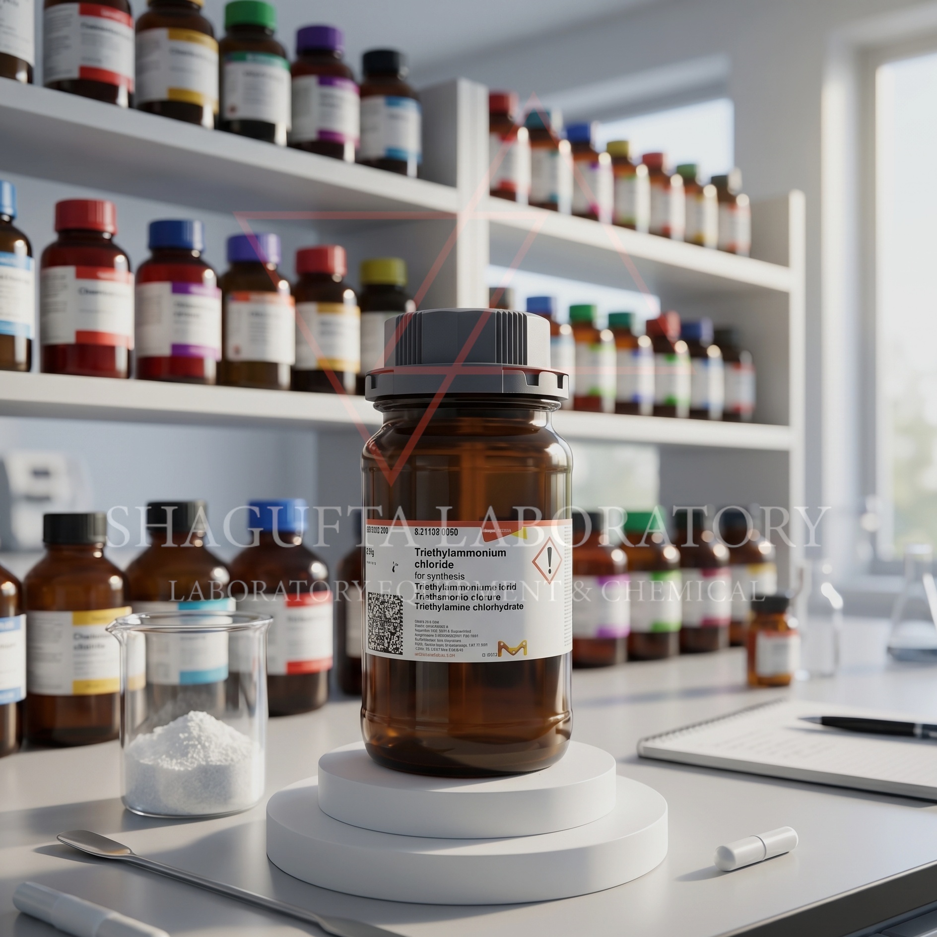 Merck Triethylammonium Chloride for Synthesis 10GR 821135 – Triethylammonium Chloride Berkualitas Laboratorium (REPACK)