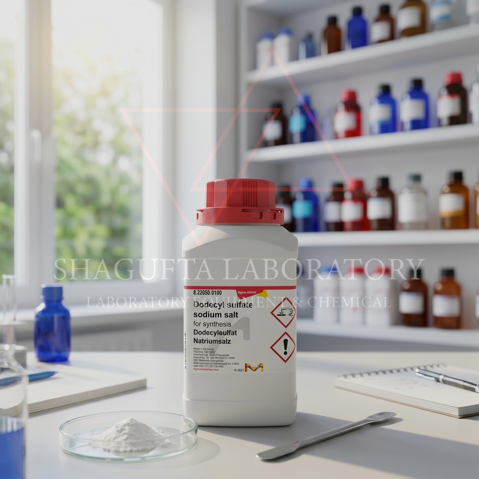 Sigma-Aldrich Dodecyl Sulfate Sodium Salt for Synthesis 100GR 822050 – Sodium Dodecyl Sulfate (SDS) Laboratorium
