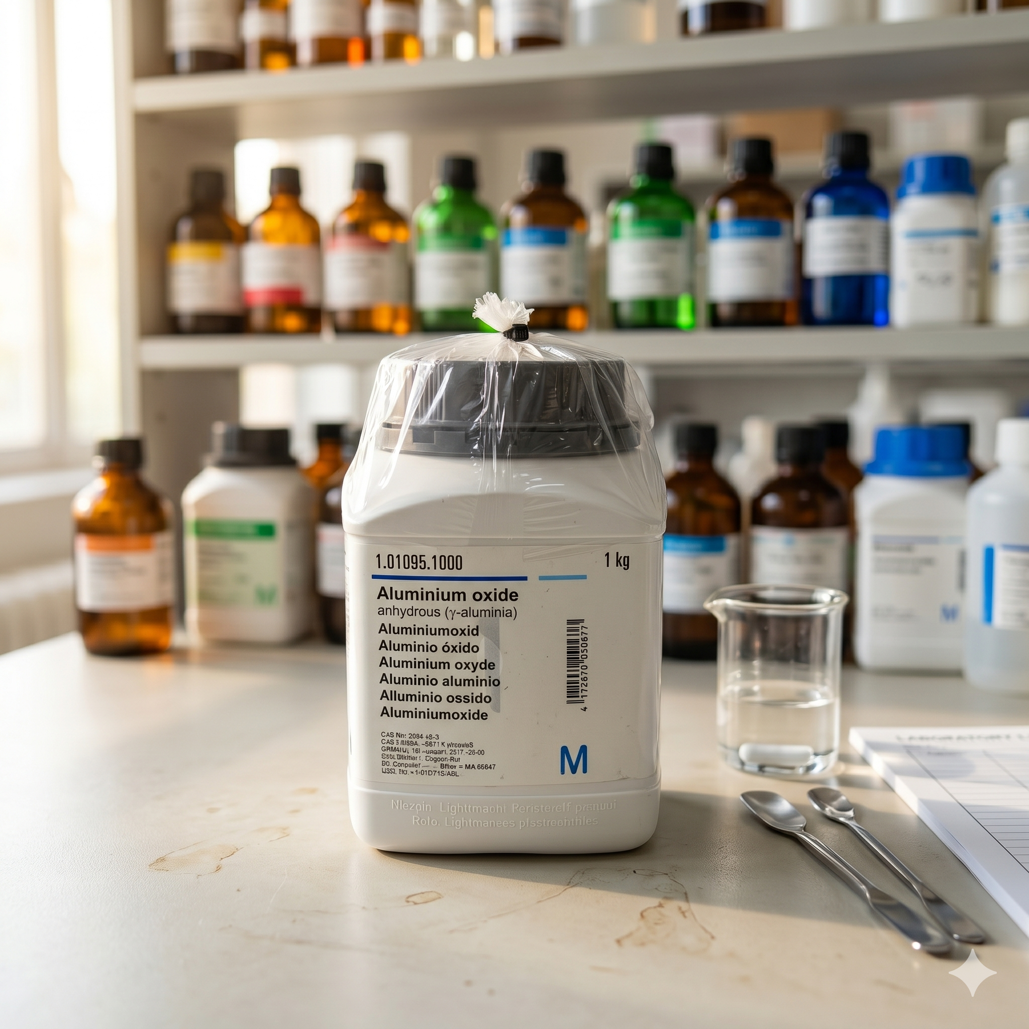 Aluminium Oxide Anhydrous γ-Alumina Merck 101095 1GR – Aluminium Oxide Laoratory Grade (REPACK)