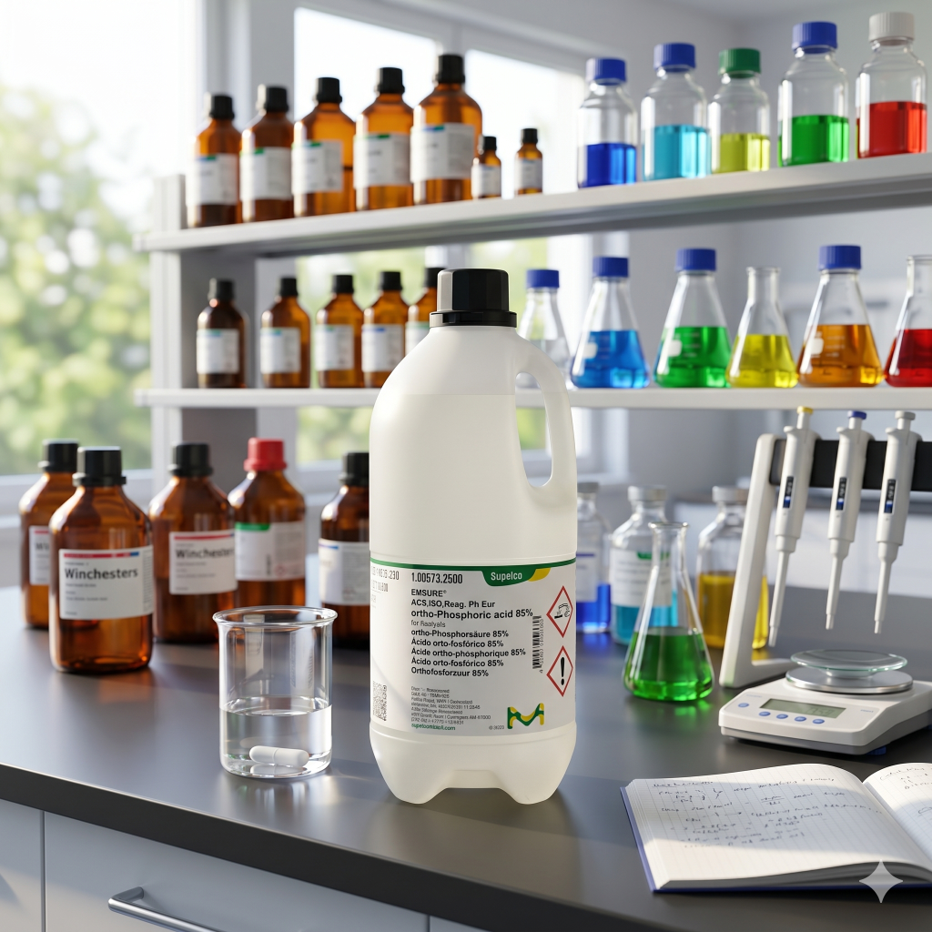 Ortho Phosphoric Acid 85% Merck EMSURE 2.5 Liter – Asam Fosfat Analytical Grade untuk Laboratorium & Industri