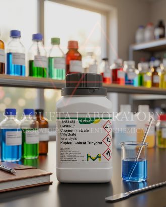 Copper(II) Nitrate Trihydrate EMSURE® Merck Supelco adalah bahan kimia analytical grade berkualitas tinggi untuk kebutuhan laboratorium, penelitian, quality control, pendidikan, dan aplikasi industri. Produk ini memiliki tingkat kemurnian tinggi dan cocok digunakan untuk analisis, sintesis kimia, preparasi reagen, serta penelitian material.