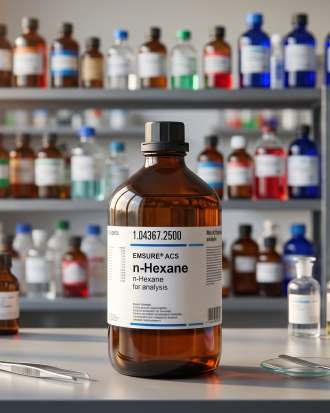 n-Hexane EMSURE ACS Supelco Merck 50mL untuk Analisis Laboratorium (REPACK)