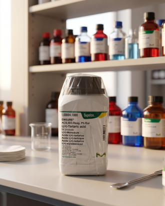 L-(+)-Tartaric Acid EMSURE Merck 100804 10GR ACS ISO Reag Ph Eur Analytical Grade (REPACK)