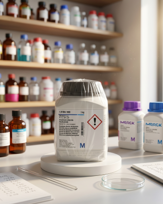 Aluminium Chloride Hexahydrate EMPROVE® EXP Ph Eur BP USP Merck 101084 25GR – Bahan Kimia Farmasi Laboratorium (REPACK)