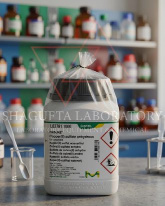 Copper(II) Sulfate Anhydrous EMSURE® Supelco Merck 1 Kg adalah bahan kimia laboratorium kualitas analytical grade dengan kemurnian tinggi untuk kebutuhan analisis, penelitian, quality control, pendidikan, dan aplikasi industri. Cocok digunakan sebagai reagent laboratorium, sintesis kimia, dan aplikasi pengujian analitik.