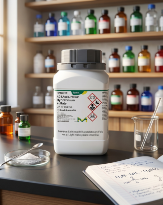 Hydrazinium Sulfate ACS Reag. Ph Eur Supelco 1GR Merck 104603 untuk Analisis Laboratorium (REPACK)