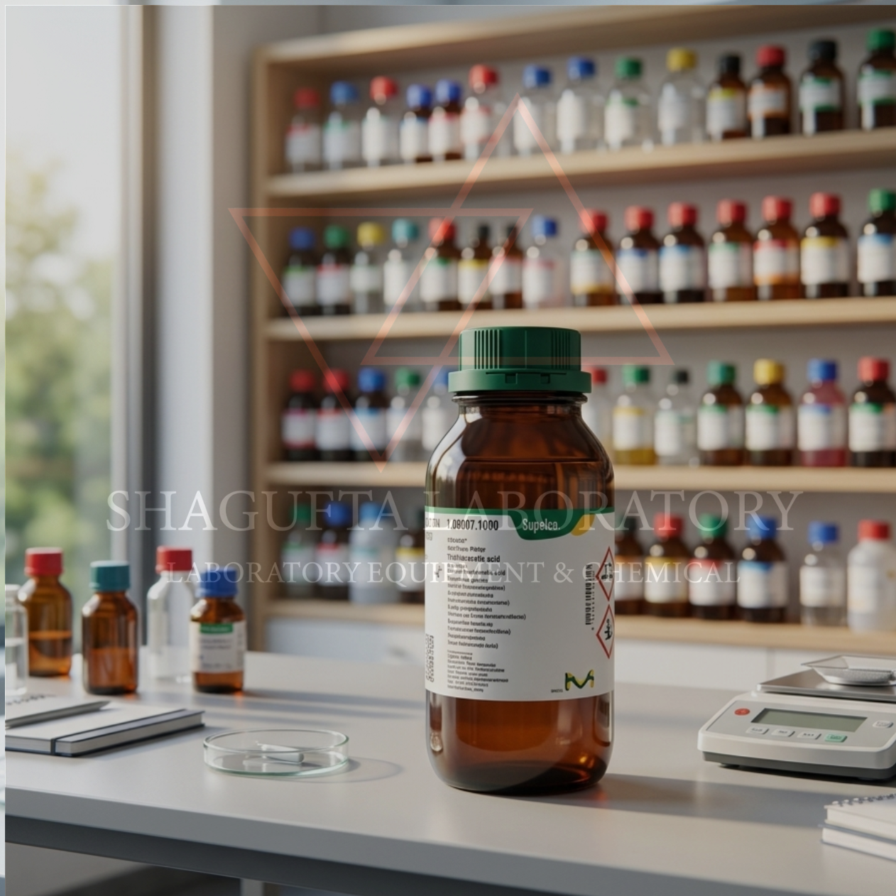Trichloroacetic Acid ACS Reag. Ph Eur EMSURE Merck 100807 1KG – Asam Trikloroasetat untuk Analisis Laboratorium
