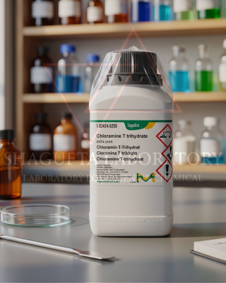 Chloramine T Trihydrate Extra Pure 250GR 102424 – Kloramin T Trihidrat / Chloramine-T Trihydrate / Tosylchloramide Sodium / C₇H₇ClNNaO₂S·3H₂O | SHAGUFTA LABORATORY
