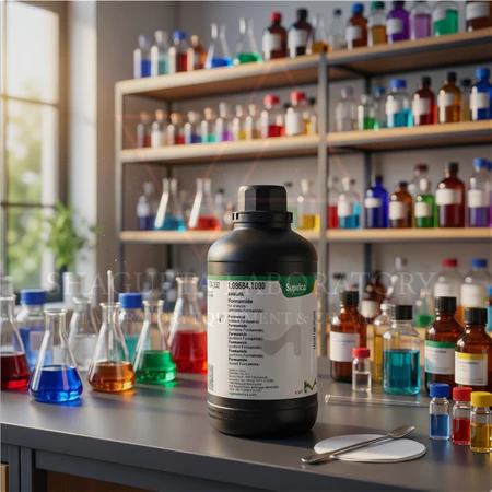 Formamide 1L 109684 – Formamida Laboratory Grade untuk Penelitian, Analisis, Biologi Molekuler & QC | SHAGUFTA LABORATORY