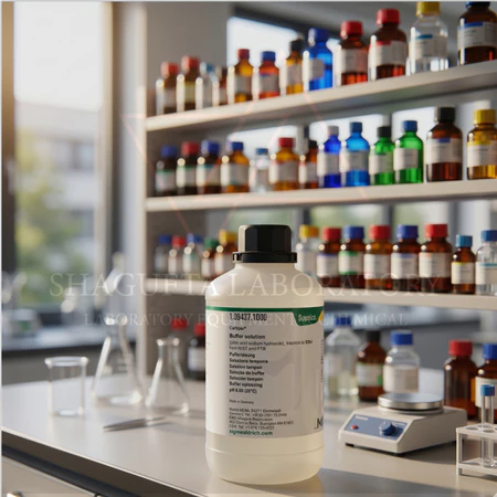 Buffer Solution pH 6.00 50ML 109437 – Larutan Buffer Kalibrasi pH Meter Laboratory Grade | SHAGUFTA LABORATORY (REPACK)